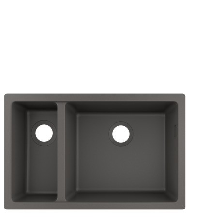 Hansgrohe Unterbauspüle 180x450 S510-U635 steingrau 43433290