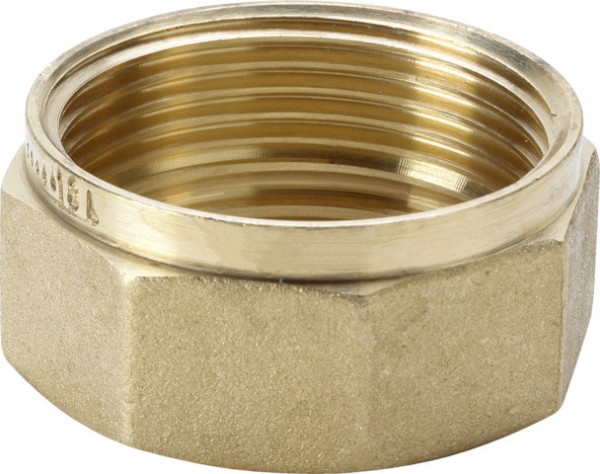 Viega Überwurfmutter 2263.1-654 in G2 3/8 x 66,8mm Messing 342272