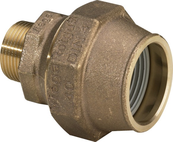 Viega Verschraubung Maxiplex 9011 in 25mm x R1/2 Rotguss 276997
