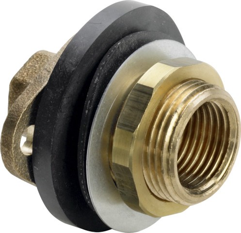 Viega Wanddurchführung 3427.1 in 15x30mm x Rp1/2 x G3/4 Rotguss 448868