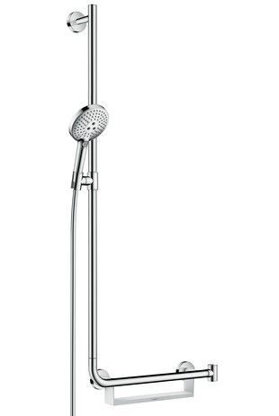 Hansgrohe Brausenset Raindance Select S 120 Unica Comfort 1100mm L weiss/chrom 26324400