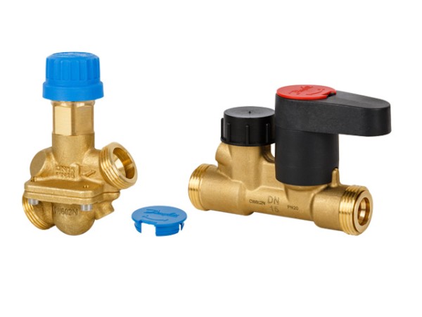 Danfoss auto. Kombiventil AB-QM 32 Set mit MSV-S, G 1 1/2 A, 640-3200 l/h 003Z1245