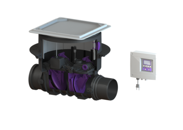 KESSEL Fäkalien Rückstauautomat Staufix FKA Komfort DN 150, Bodenpl., befliesbar 84150X