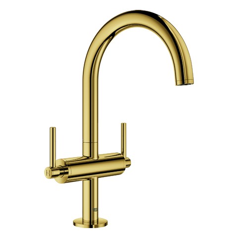GROHE WT-Einlochbatterie Atrio 21022_3 DN15 L-Size Hebelgriff cool sunrise 21022GL3