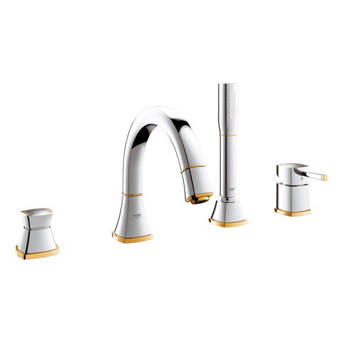 GROHE 4-Loch-Wannen-Kombination Grandera 19936 chrom/gold 19936IG0