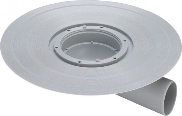 Viega Balkon-/Terrassenablauf Advantix 4943.21 in 50mm Kunststoff grau 295929