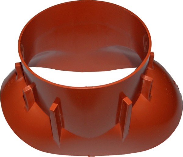 Wolf Adapter Klöber Grundplatten DN108 für Schrägdach 20 - 50 Grad, rotbraun 2600037