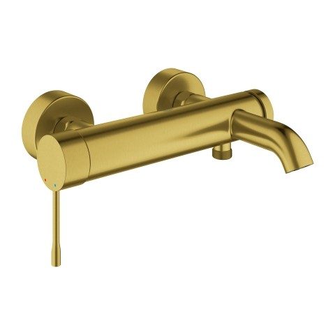 GROHE EH-Wannenbatterie Essence 25250_1 Wandmontage cool sunrise gebürstet 25250GN1