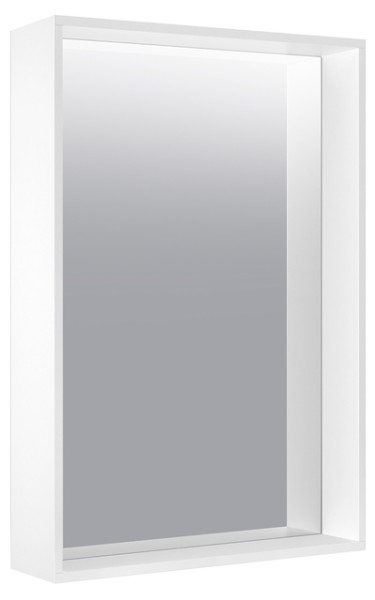 Keuco Kristallspiegel X-Line 33295, unbeleuchtet, trüffel, 460x850x105mm 33295141000
