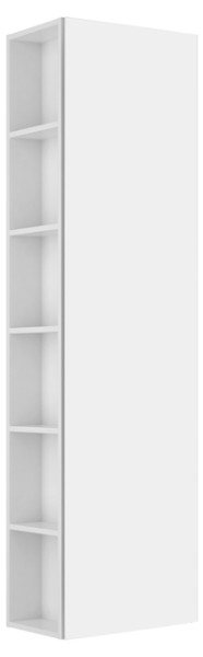 Keuco Hochschrank X-Line 33131, Regal links inox/Glas inox, 480x1750x300mm 33131290002