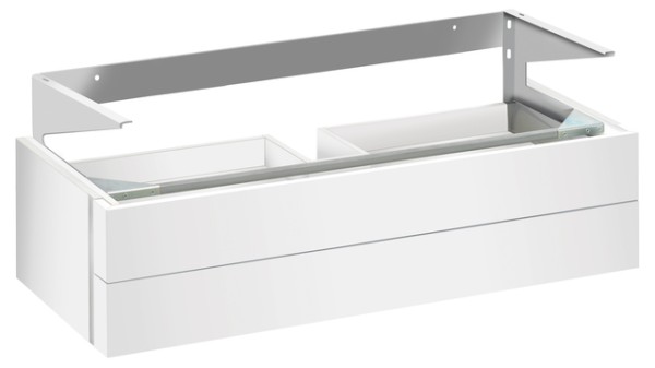 Keuco WT-Unterbau Edition 300 30374, 2 Auszüge, weiß/weiß 30374383800