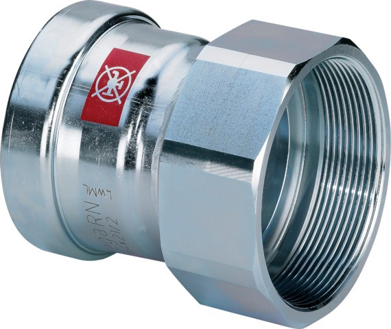 Viega Übergangsstück Prestabo XL 1112XL in 88,9mm x Rp3 Stahl verzinkt 630041
