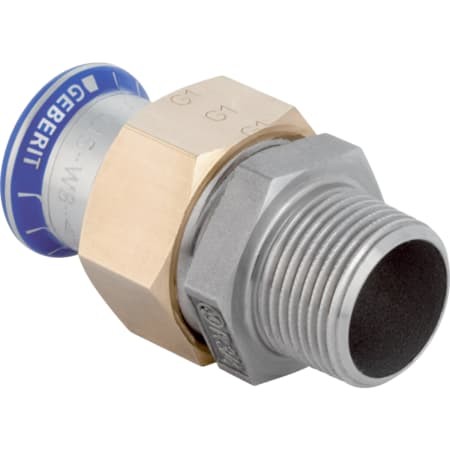 Geberit Mapress Edelstahl Übergangsverschr. mit AG (LABS-frei) d28-R1 85337