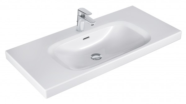 Möbelwaschtisch derby style 100x48cm weiss VIGOUR