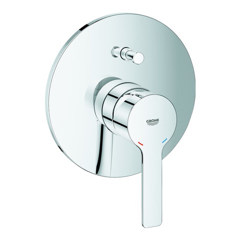 GROHE Einhand-Wannenbatterie Lineare 19297_1 Fertigmontageset chrom 19297001