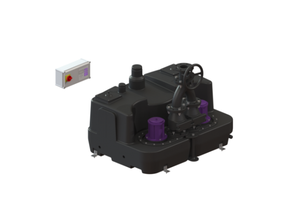 KESSEL Doppelhebeanlage Aqualift F XL 4500W S3 Duo 450L m.S.G. 11070