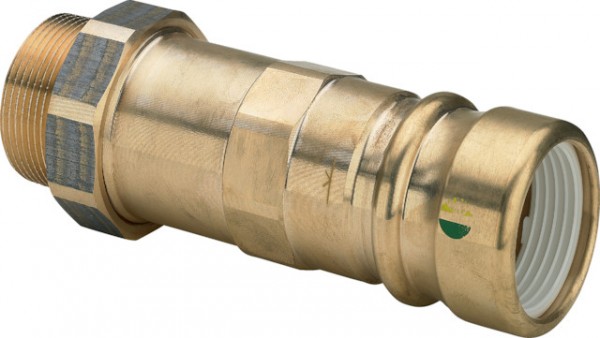 Viega Verschraubung mit SC 9622 in 40mm x R1 1/4 Rotguss 616717