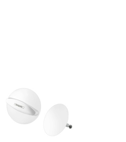Hansgrohe Ab-u.Überlaufgarnitur Flexaplus F-Set (Griff u.Stopfen) mattweiss 58185700