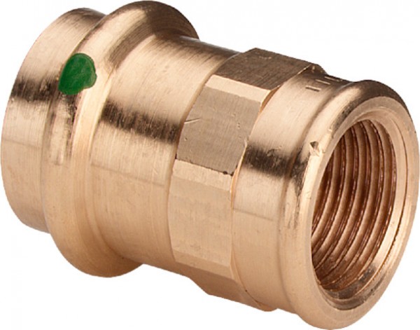 Viega Übergangsstück mit SC Sanpress 2212 in 35mm x Rp3/4 Siliziumbronze 357542