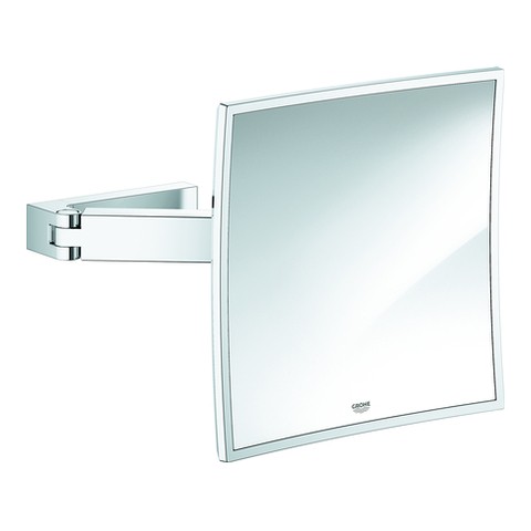GROHE Kosmetikspiegel Selection Cube 40808 Wandmontage chrom 40808000
