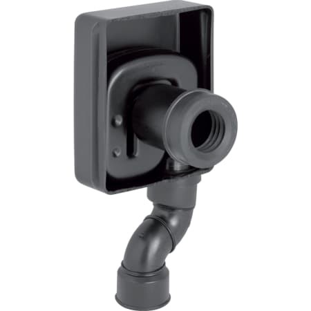 Geberit UP-ruchsverschluss für Urinal Abgang vertikal PE schwarz d50 152.627.16.1