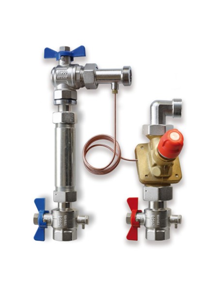 Danfoss Anschlussset AB-PM, DN 20 vertikal, für FB-Heizung Verteiler 003Z3183
