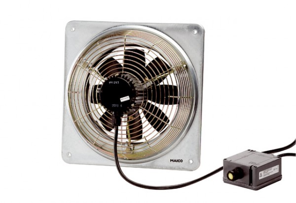 Maico Axial-Wandventilator DZQ 35/2 B Ex e Wandplatte, Drehstrom, Ex-Schutz, DN350 830179