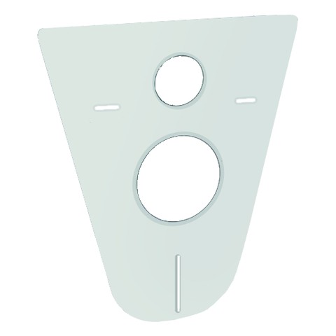GROHE Schallschutz-Set 37131 für WC mit Schallschutzmatte und Gummihülsen 37131000