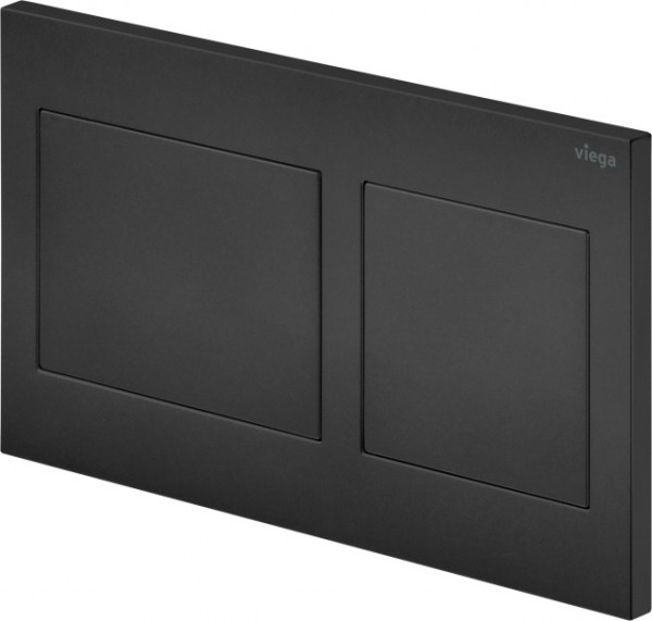 Viega WC Betätigungsplatte VfS 21 8611.1 aus Kunststoff in schwarz matt 801724