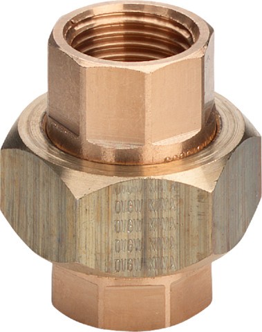 Viega Rohrverschraubung 3330 flachdichtend in Rp3 x Rp3 Rotguss 651145