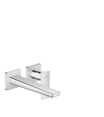 Hansgrohe 2-Loch Waschtischarmatur Unterputz Metropol F-Set langer Auslauf chrom 32526000