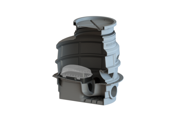 KESSEL Rückstauschacht LW1000 DN150/150, ET: 1180 881005 DN150