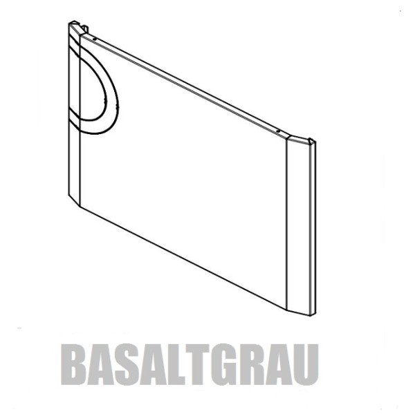 WINDHAGER De. hi. PW72-103 be. basaltgr. Deckel hinten PW72-103 beschichtet basal 054619