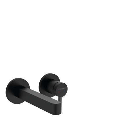 Hansgrohe 2-Loch Waschtischmischer Unterputz Finoris F-Set kurzer Auslauf mattschwarz 76051670