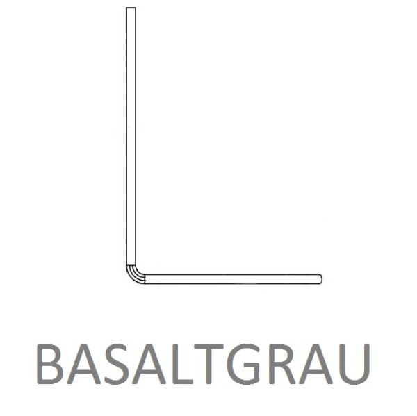 WINDHAGER Schieberblech be. basaltgr. FS Schieberblech beschichtet basaltgrau RAL 054444