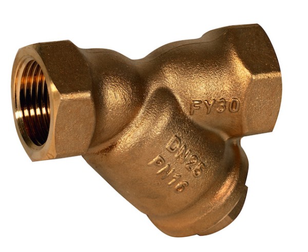 Resideo Schmutzfänger FY30 Messing Ausführung B, 1 1/2 "