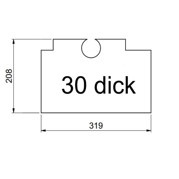 WINDHAGER Isolierung HFR ob. PW24-60 Isolierung HFR oben PW24-60 052776