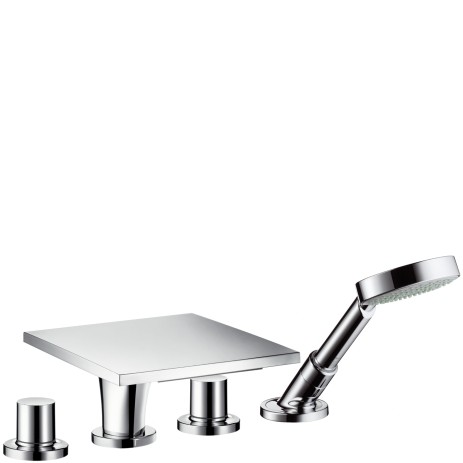 Hansgrohe 4-Loch Wannenarmatur Axor Massaud F-Set f.Fliesenrand chrom 18453000