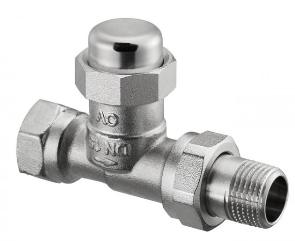 OVENTROP-HK-Verschraubung "Combi LR" DN20, 3/4", PN10, Ms, Dg, vernickelt 1027666