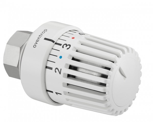 OVENTROP-Thermostat "Uni L" 7-28 C, 0 * 1-5, Flüssig-Fühler, weiß 1011401