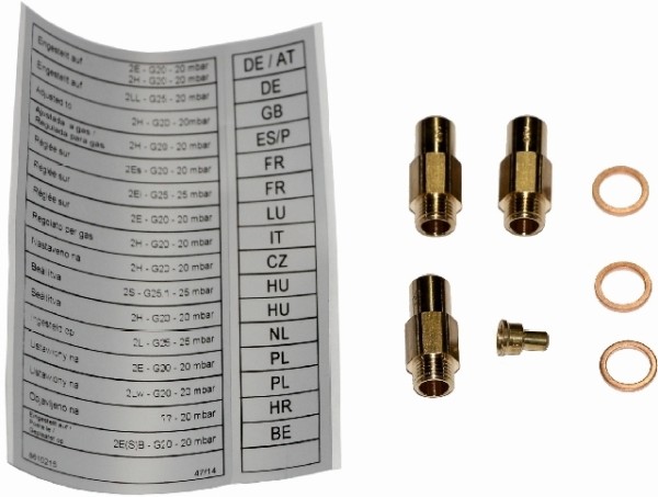Wolf Umrüstsatz Flüssig-/Erdgas LL -E für NG-4E/CNG/TNG-23 8885563