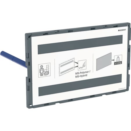 Geberit Abdeckplatte Omega flächenbündig 115.087.00.1