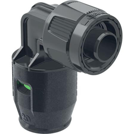 Geberit PushFit Übergangswinkel 90G mit MasterFix PVDF d20-MF20 651.502.00.1