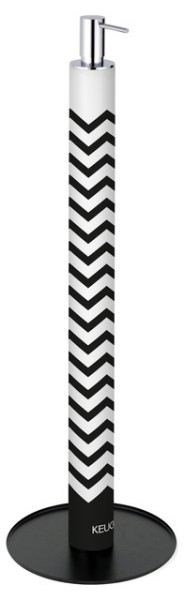 Keuco Desinfek.mittelsp., Univ.Art. 04957, Stand Black&White, Pumpe verchr., sw./ws 4957000403