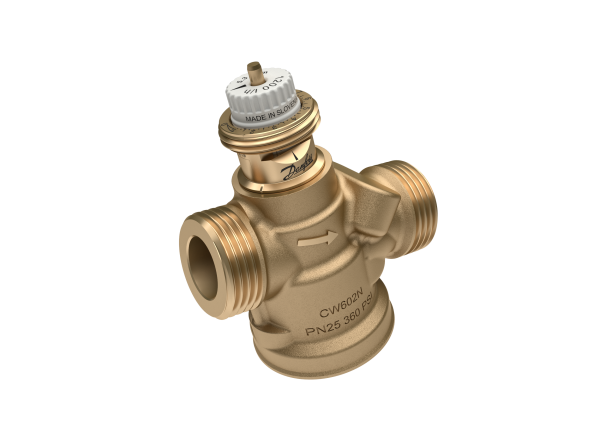Danfoss druckunabh. Regelventil ABQM 4.0 DN15, 65-650 l/h, oh. Messnip. 3/4"AG 003Z8221