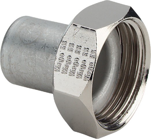 Viega Verschraubung Sanpress Inox 2364 in 15mm x G3/4 Edelstahl 438180