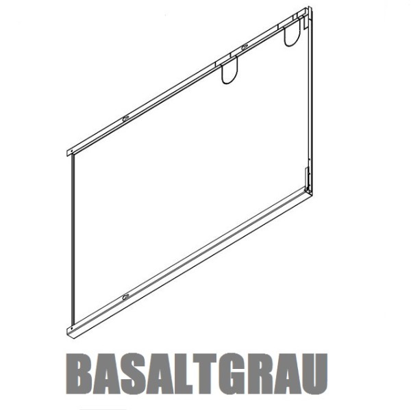 WINDHAGER SW re. 10/15 be. basaltgr. FS/ Seitenwand rechts 10/15 beschichtet basa 054359
