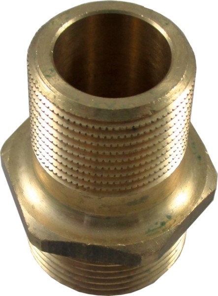 Wolf Doppelnippel red. G1"AG-R3/4" Messing 2009013