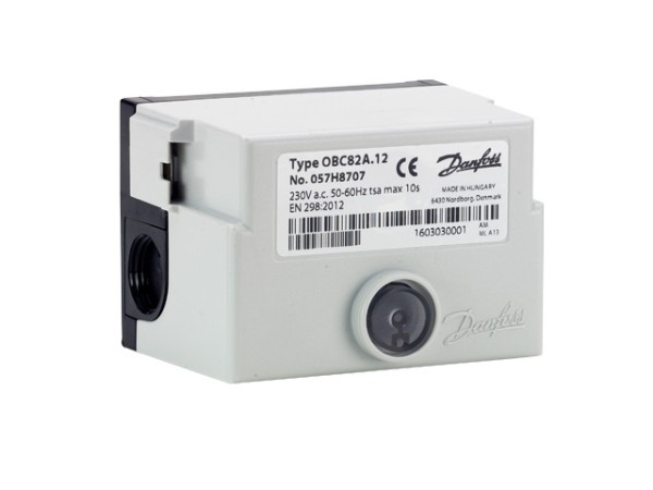 Danfoss Ölfeuerungsautomat OBC 82A.12 für 1-stufige Brenner bis 30 kg/h 057H8707