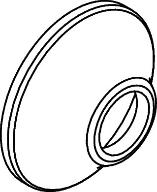 Hansgrohe Rosette Axor Durchmesser 70 mm 96346000